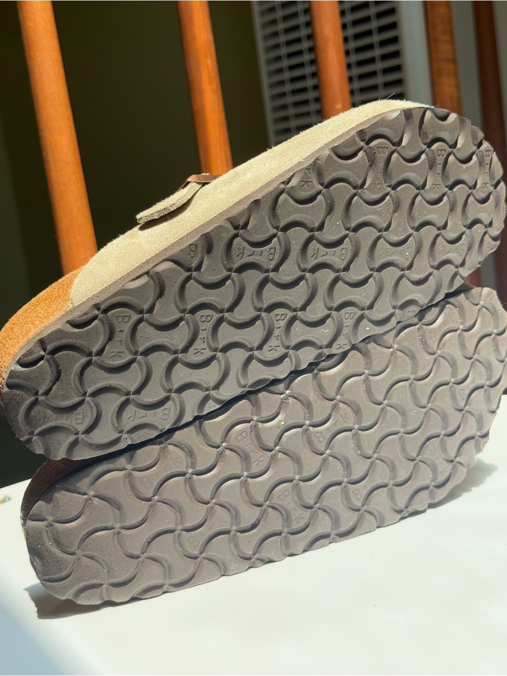 Birkenstock Boston Suede Slip-On Clogs with Buckle size 7-7.5 women - Picture 5 of 5